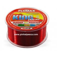 Linha NBS KING POWER TOP STRONG FLUORO COATING ( RED )  0,41 - 23,70 Kg - 300 Mts 